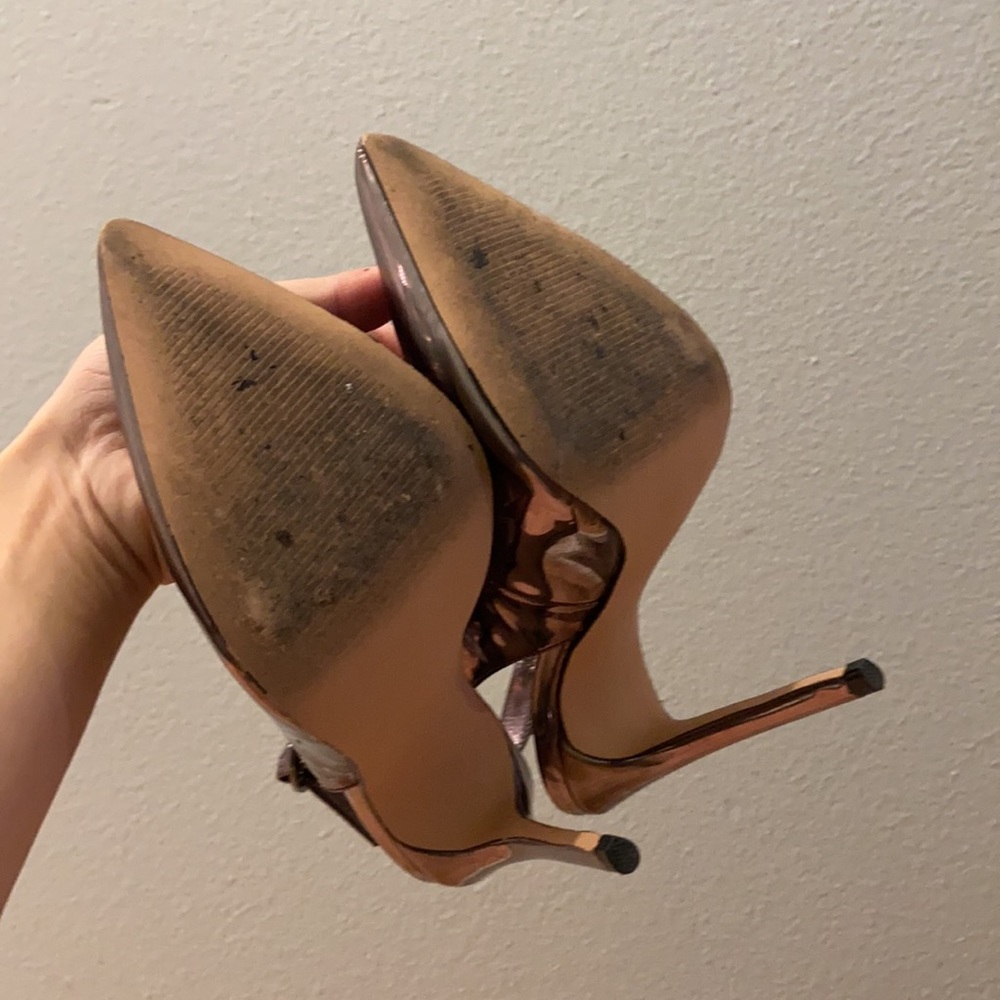 Women’s Steve Madden Metallic Sling-Back Pump - Picture 3 of 4
